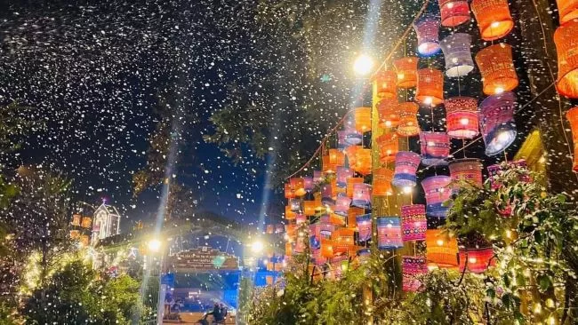 サパ 雪 観光ツア